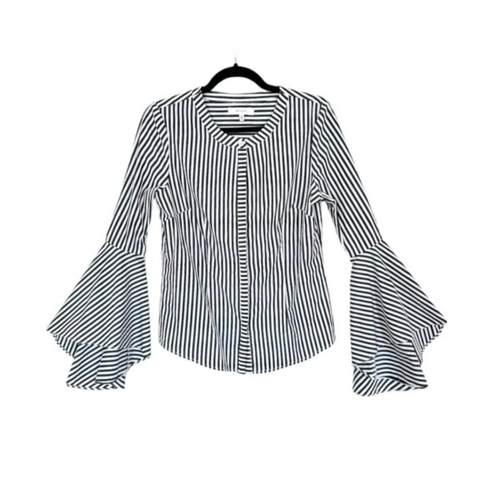 Milly Michelle Striped Blouse